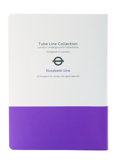 London Underground A6 Notebook Set of three (Waterloo & City Line, Circle and Elizabeth)