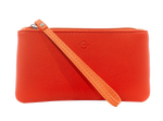 Red London Underground Central Line Pencil Case with orange strap